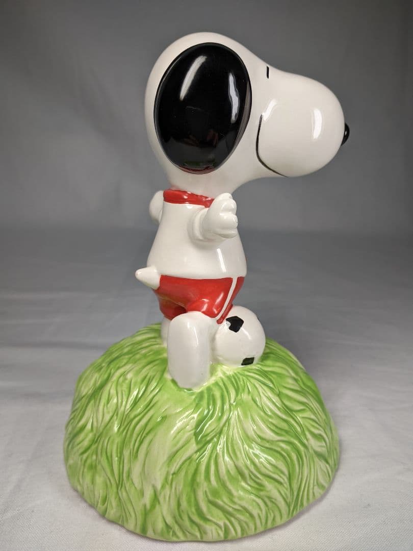 60s WILLITTS DESIGNS スヌーピー 陶器オルゴール サッカー