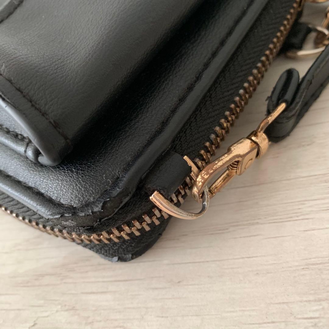 ロ*ー様 浜崎あゆみ スマホウォレットショルダーバッグ ブラック