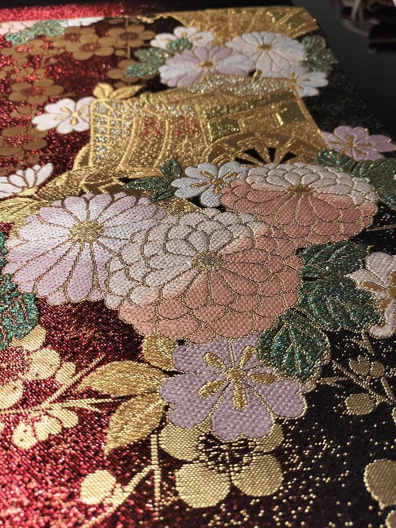 A957☆逸品‼️御所車‼️ひな祭り‼️テーブルランナー2m20cm - メルカリ