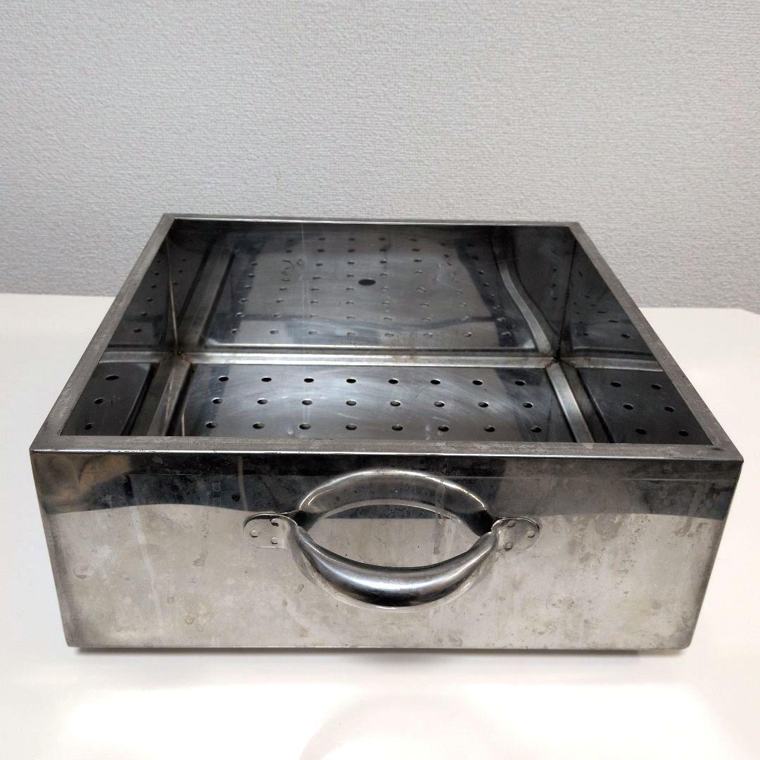 業務用 ステンレス製 角蒸し器　2段 　送料込み