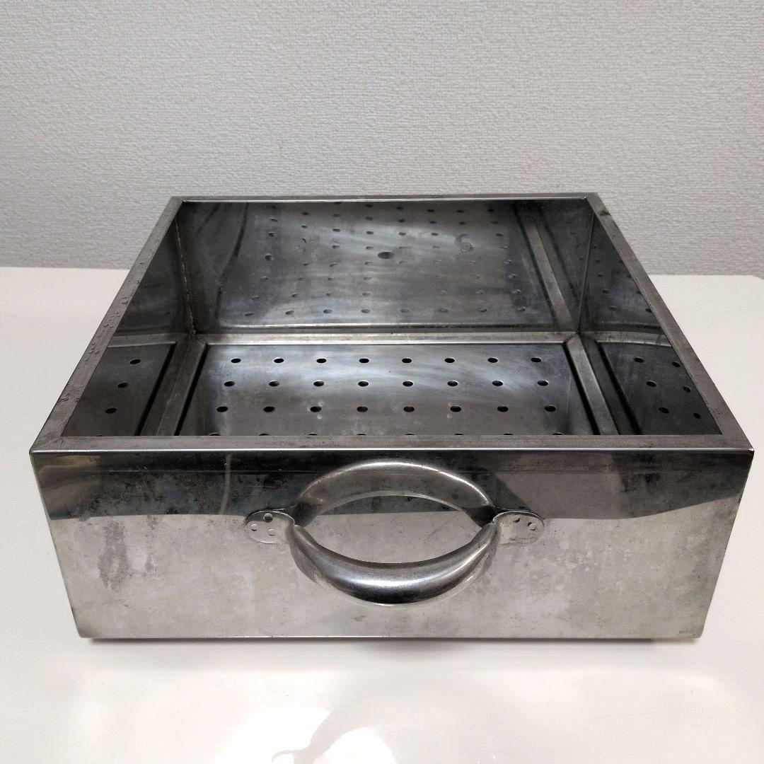 業務用 ステンレス製 角蒸し器　2段 　送料込み