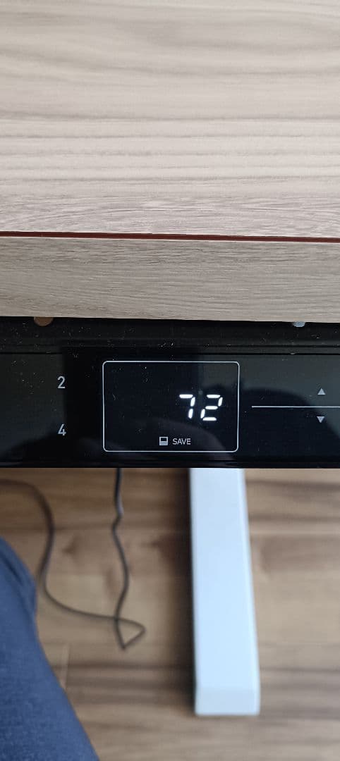 【最終値下げ】昇降デスク　木目調パソコンデスク　広い作業スペース