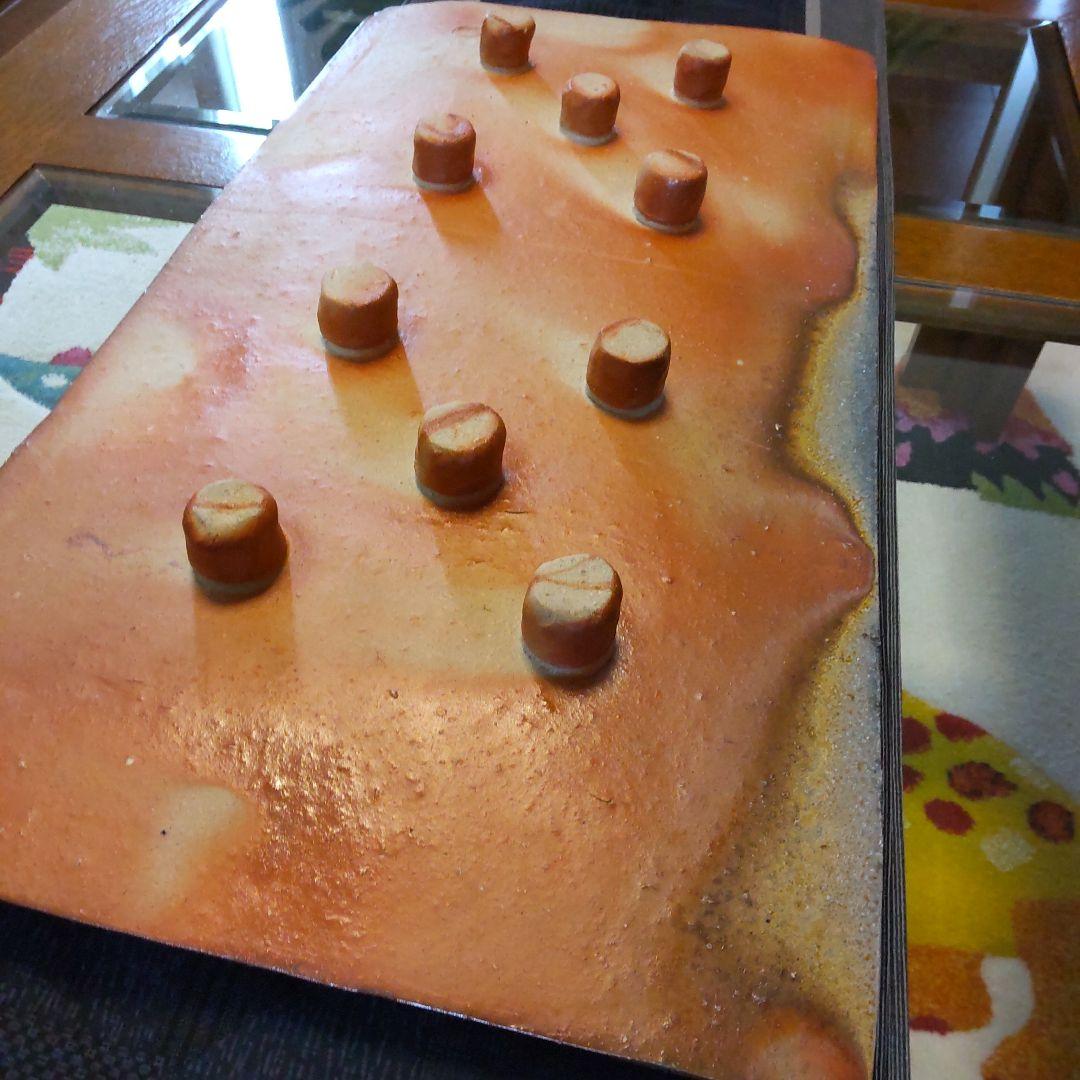 最高の　長方皿　大　11　備前焼