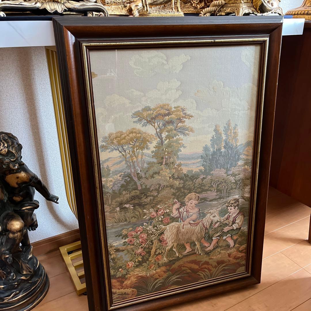 【更に値下げしました】ゴブラン画《Made in Italy》