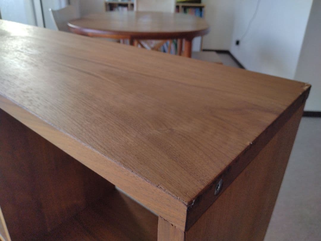 【訳あり良品】MUJI無印 スタッキングシェルフ3×2/ウォルナット材/ラック棚