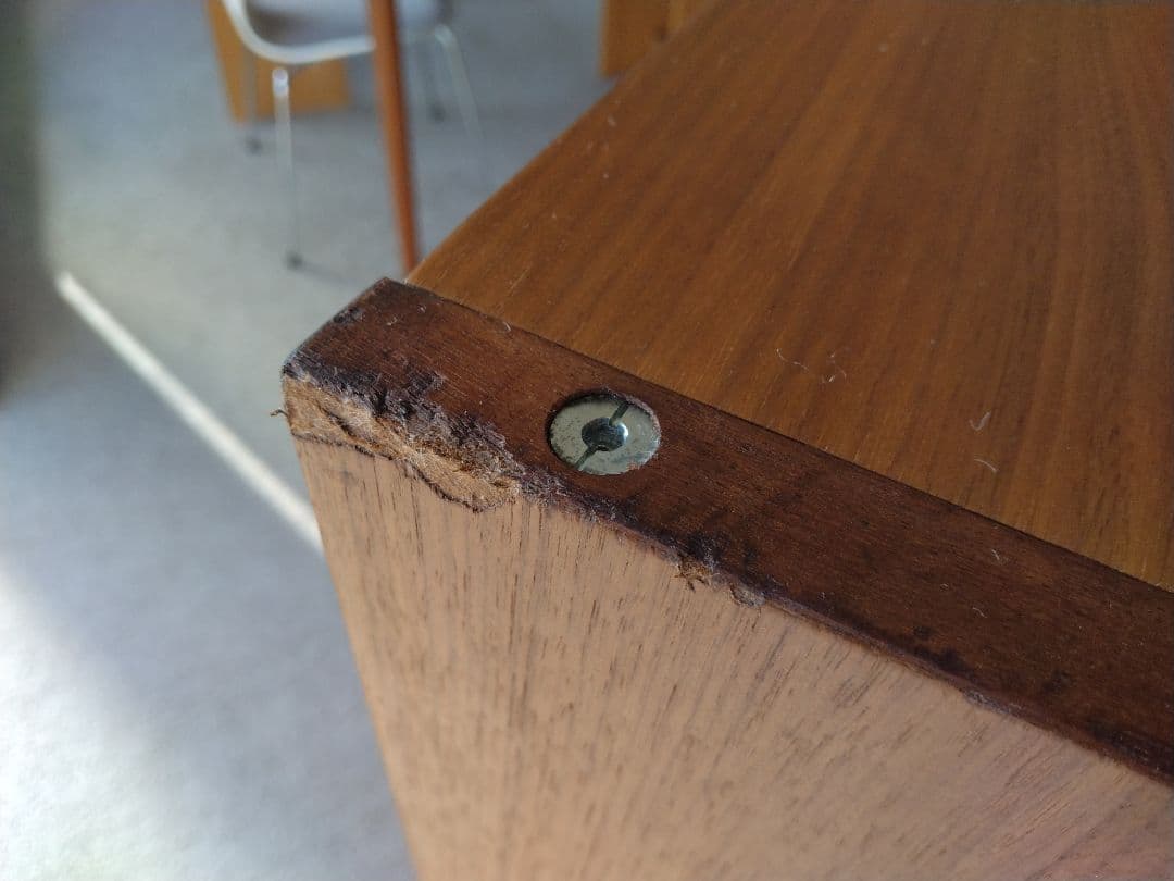 【訳あり良品】MUJI無印 スタッキングシェルフ3×2/ウォルナット材/ラック棚