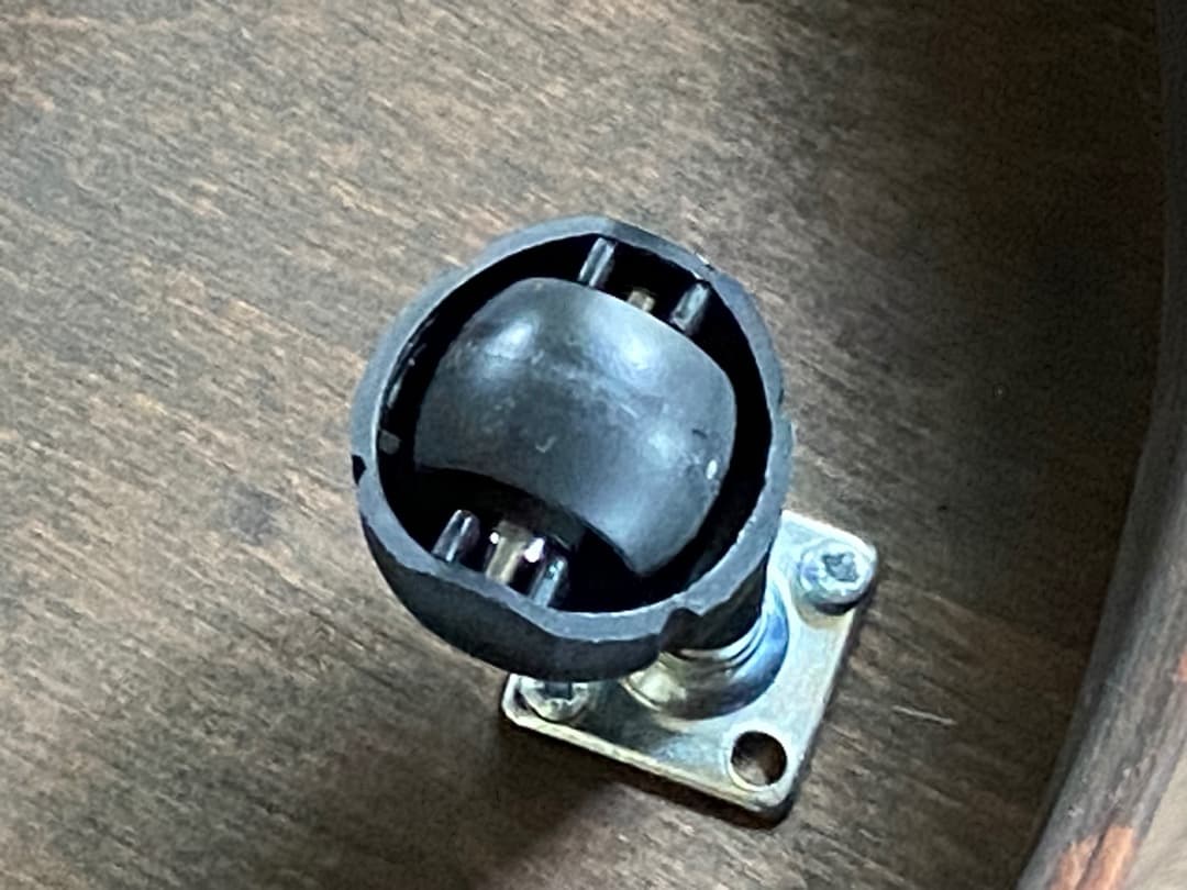 SEMPRE Villa MILANOプライウッドサイドテーブル/ガラス付/美品