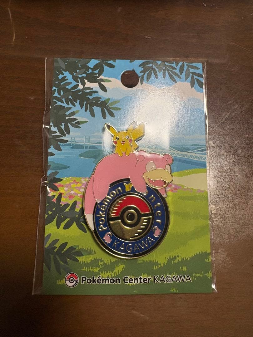 ポケモンセンターカガワ限定 ロゴピンズ ピカチュウ ヤドン ポケセン