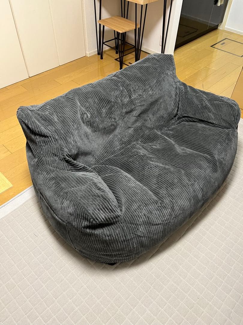 LOOSY 2人掛けビーズソファ Charcoal