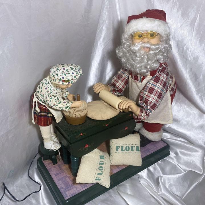 置物 Telco Santa the Baker Motion-Estes 1996
