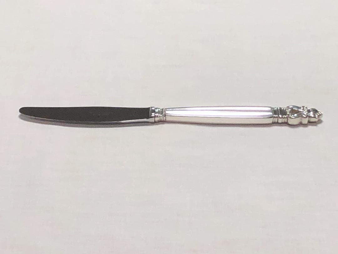 美品 ジョージジェンセン ACORN ディナーナイフ STERLING ①