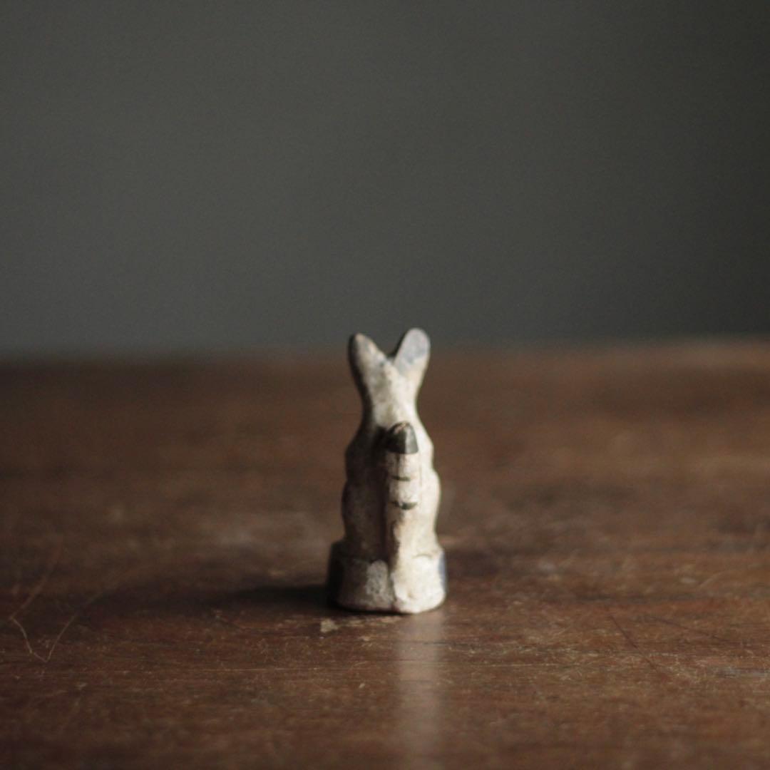 古作 土人形 狐 お稲荷さん 郷土人形 今戸人形 古道具 アンティーク オブジェ