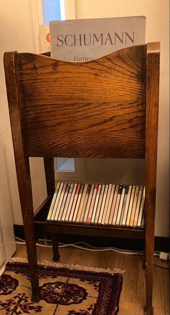 最終お値下げ⭐︎イギリスヴィンテージ木製マガジンラック