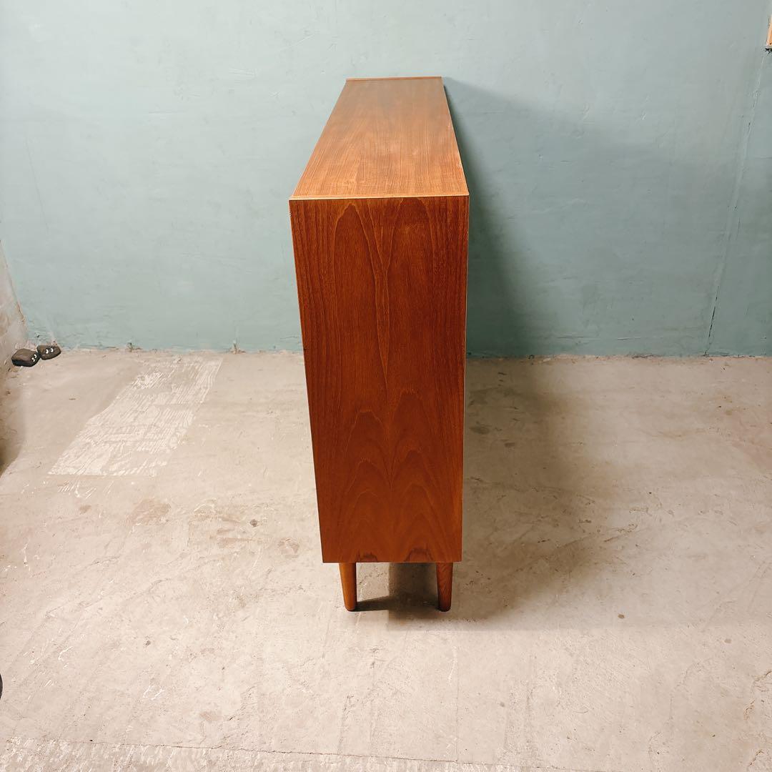 デンマーク　チーク材　ブックシェルフ　北欧家具　北欧ビンテージ