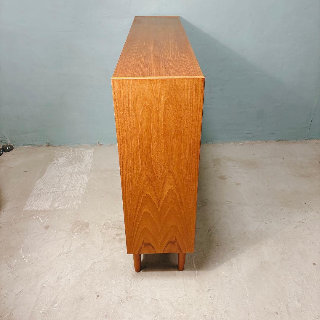 デンマーク　チーク材　ブックシェルフ　北欧家具　北欧ビンテージ