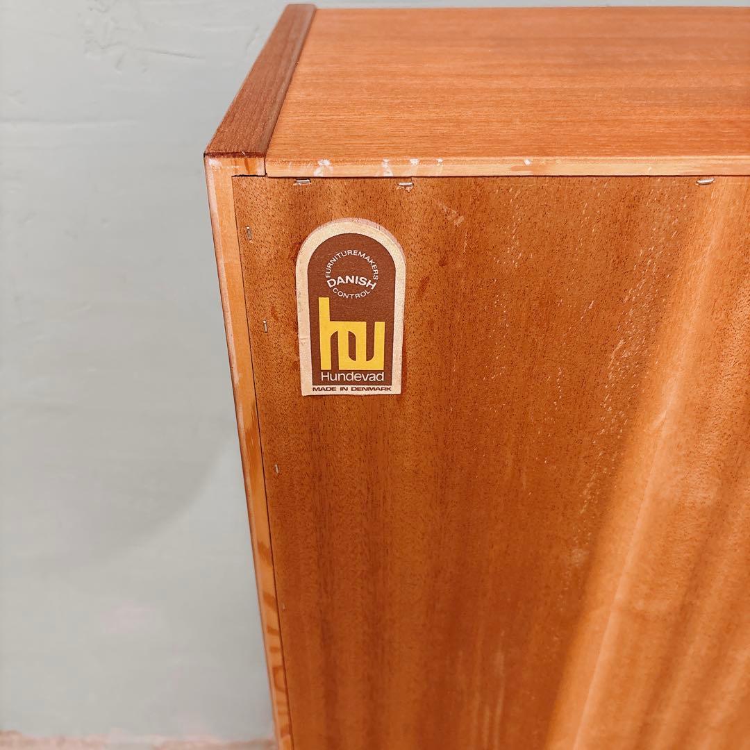 デンマーク　チーク材　ブックシェルフ　北欧家具　北欧ビンテージ