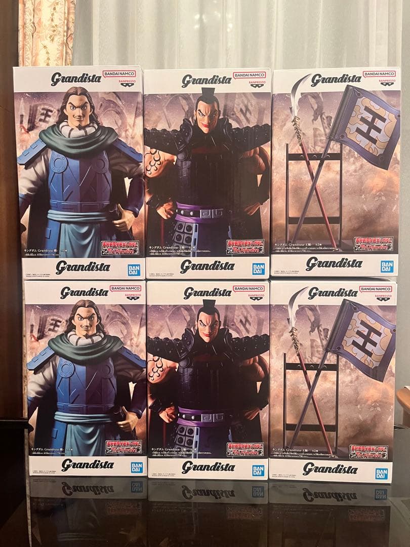 キングダム Grandista 王騎 Ａ・Ｂ 騰 まとめ売り 6体セット