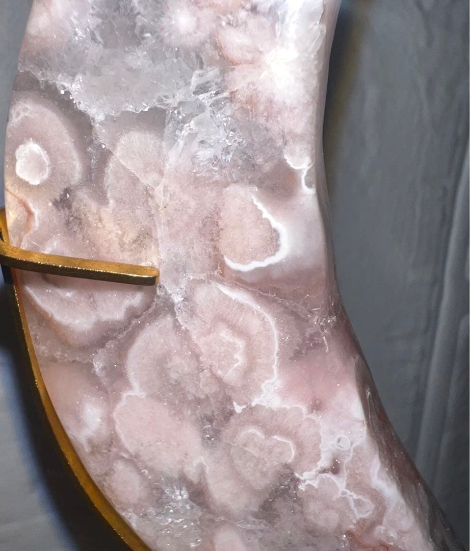 M⭐️月⭐️ピンクアメジスト⭐️桜瑪瑙⭐️花瑪瑙⭐️チェリーブロッサム⭐️フラワーアゲート⭐️