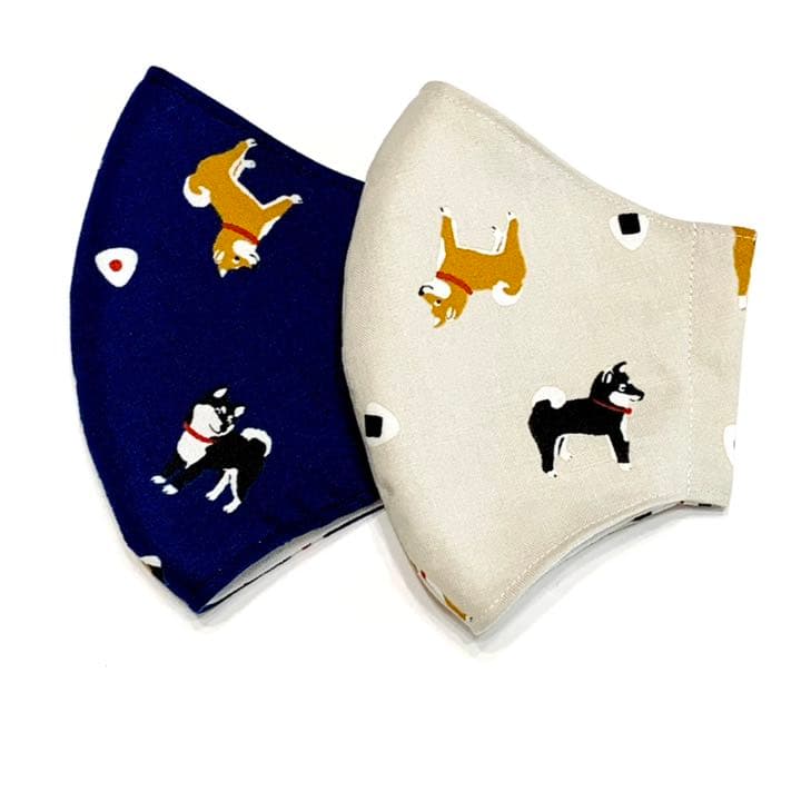No.247 オーダーマスク　ハンドメイド　柴犬　おにぎり　おまとめ割