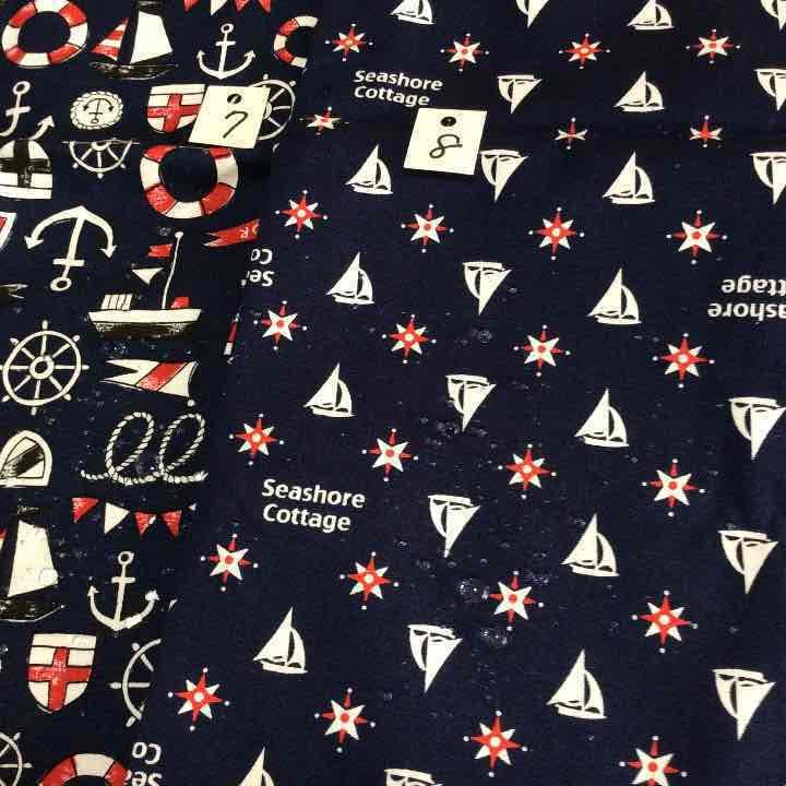 Aオーダー受付画面★マリン柄&チェックのシンプル系大好き★ハンドメイド★入園入学