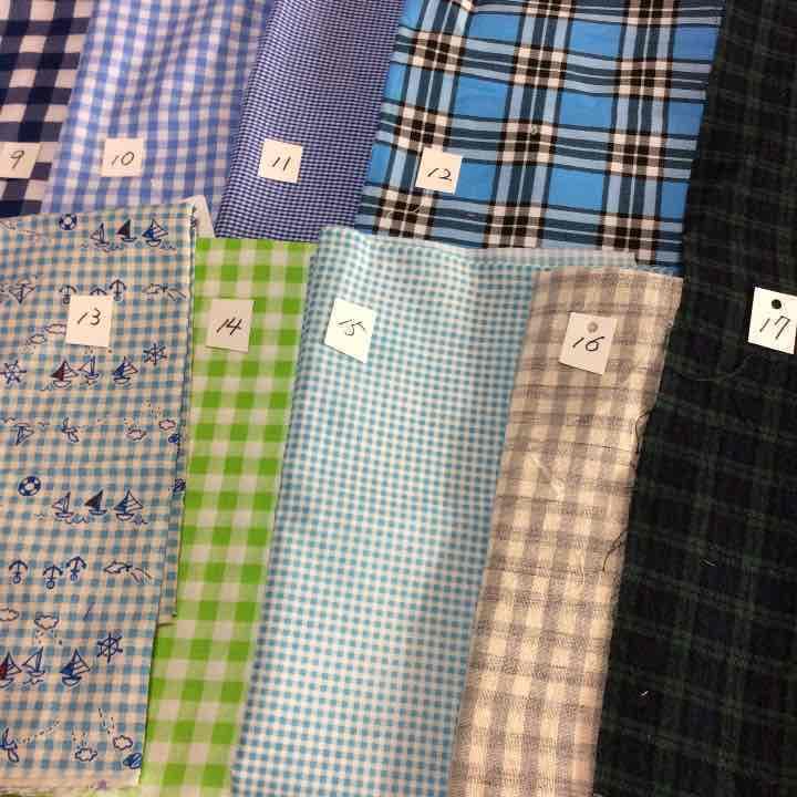 Aオーダー受付画面★マリン柄&チェックのシンプル系大好き★ハンドメイド★入園入学