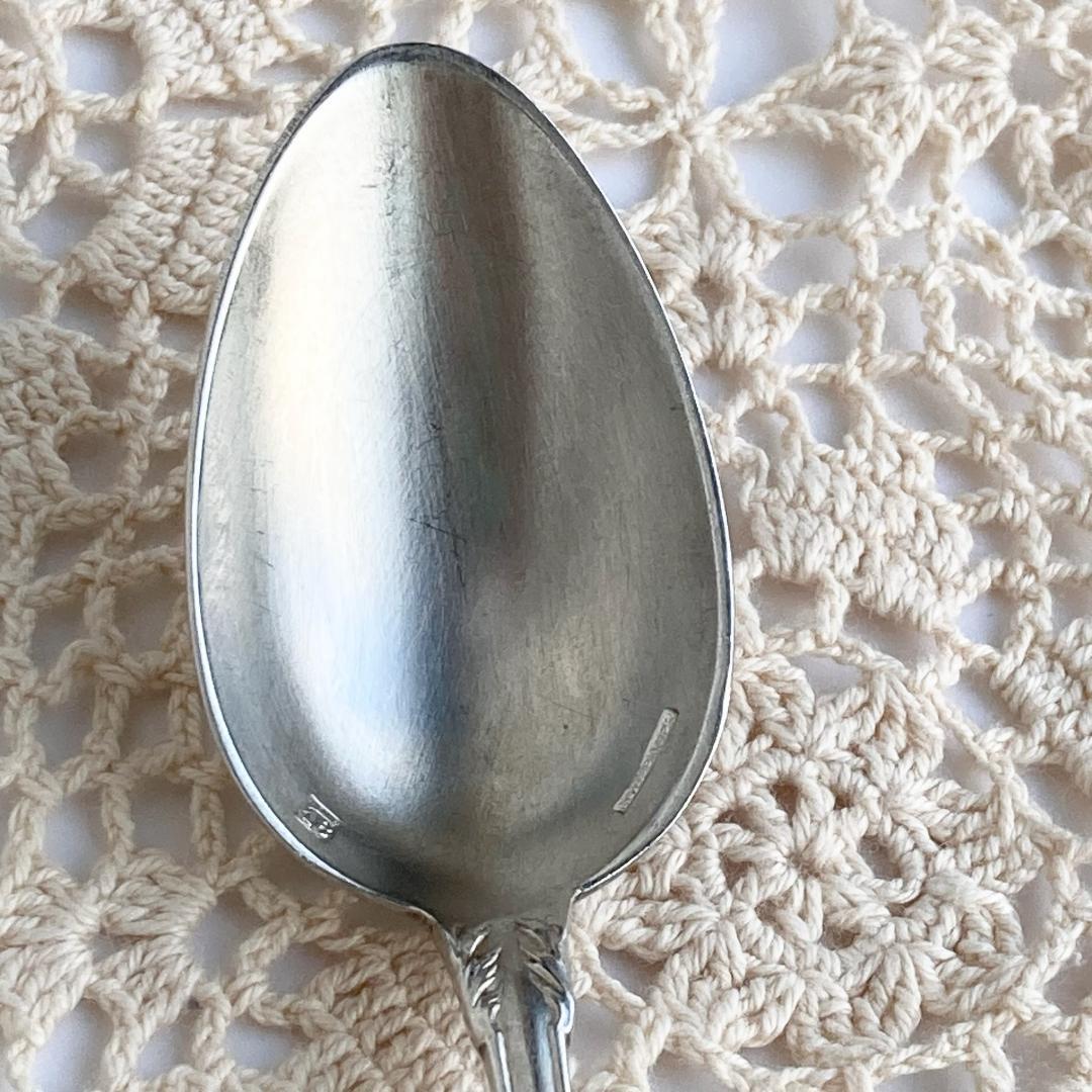 mio【Boulenger/アザミ】フランスアンティーク☆純銀P スプーン