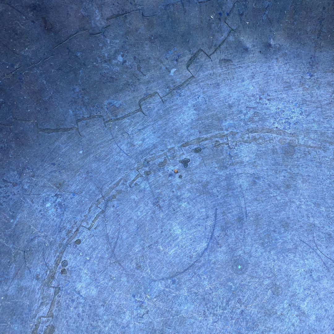 アンティーク　巨大銅鍋　両手鍋　ブロンズ