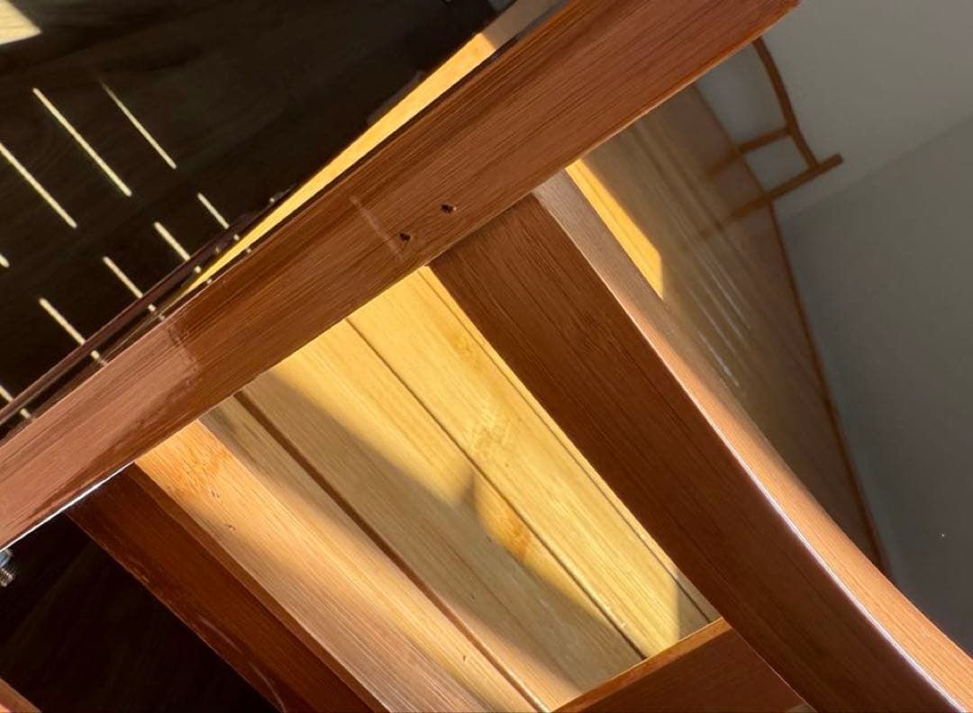 竹庭 組立不要 天然竹製 折りたたみベッド シングル 幅80cm