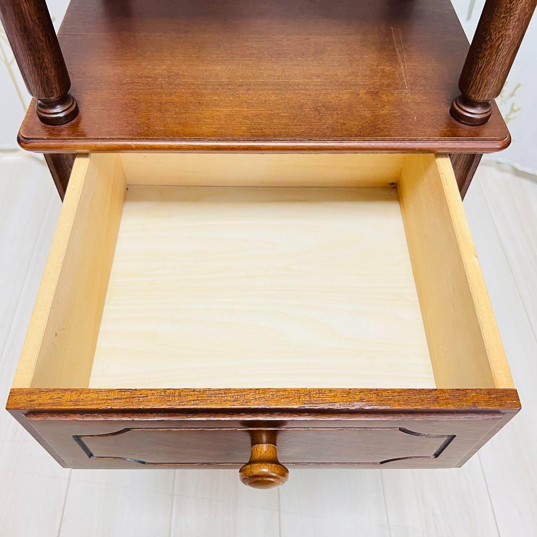 綾野製作所　アヤノクラフト　電話台　レトロ　アンティーク