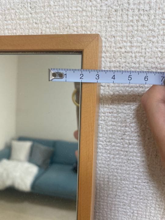 【美品】姿見 ミラー 約42cm×153cm