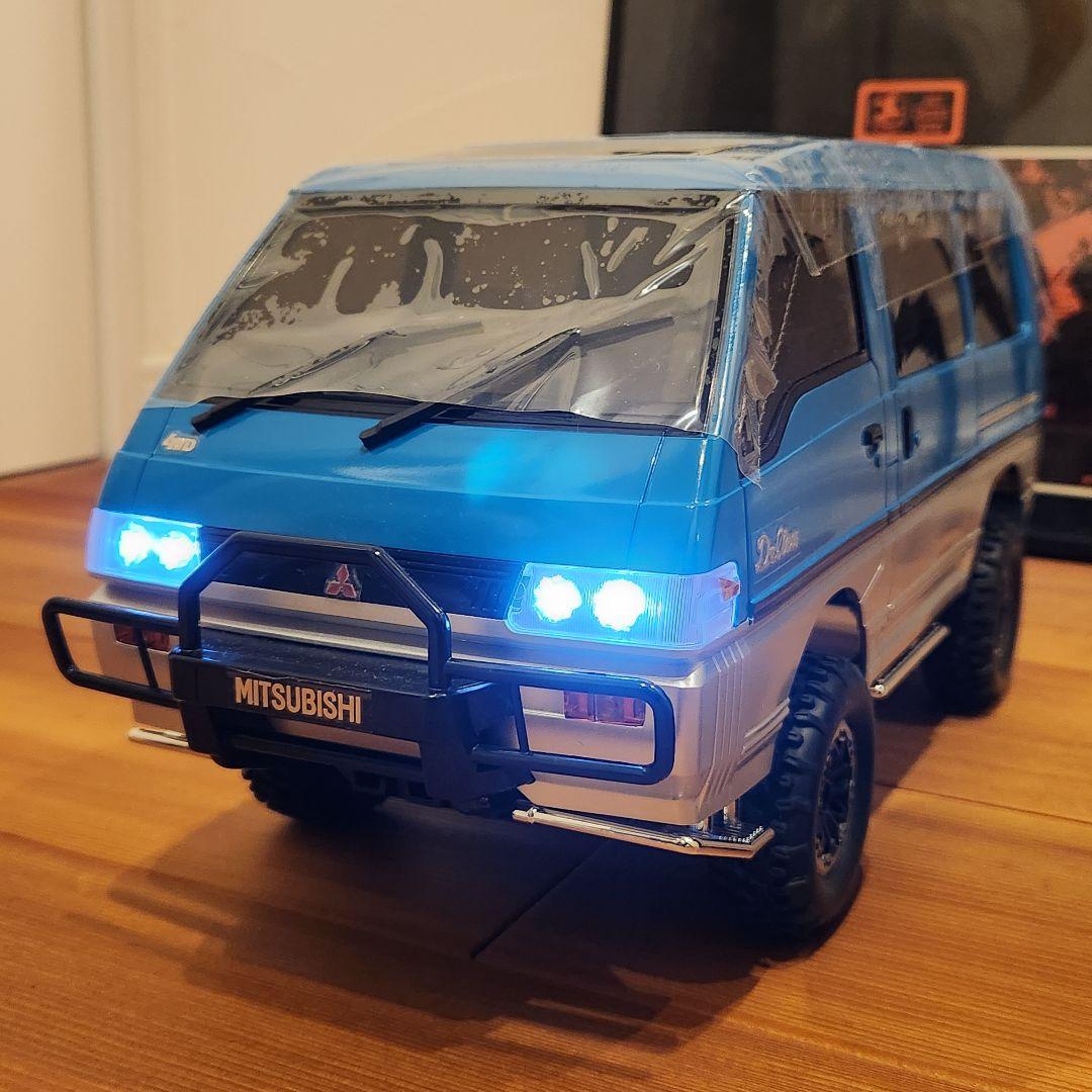 三菱デリカ L300 1986 4WD クローラーラジコン 1/12 ほぼ未使用 - メルカリ