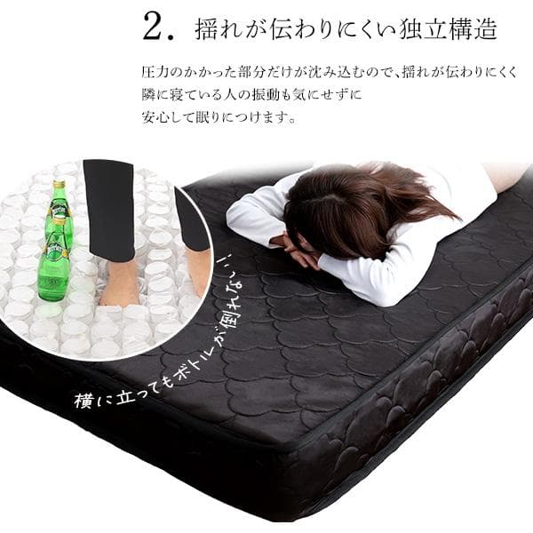 ポケットコイルマットレス(セミダブル)