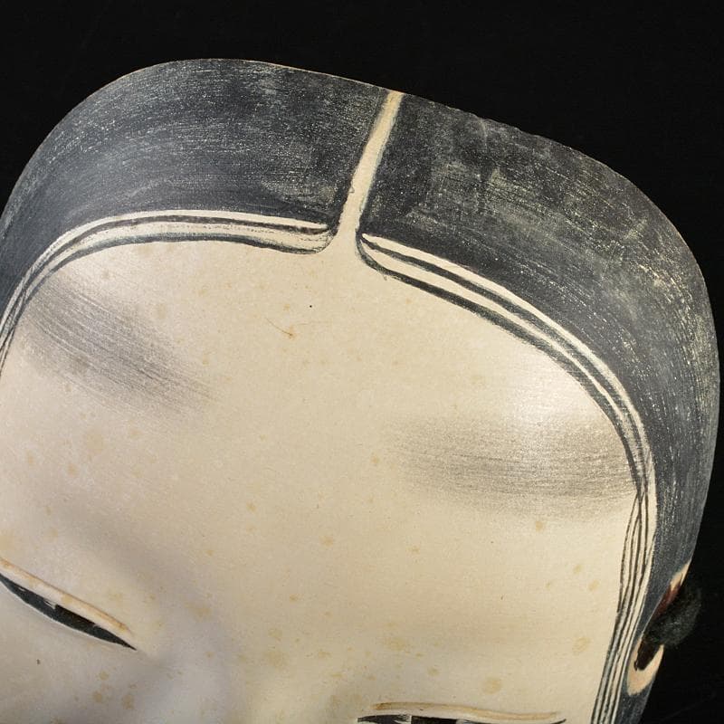 能面　能楽　雅楽　木彫　小面　在銘　C　R6841