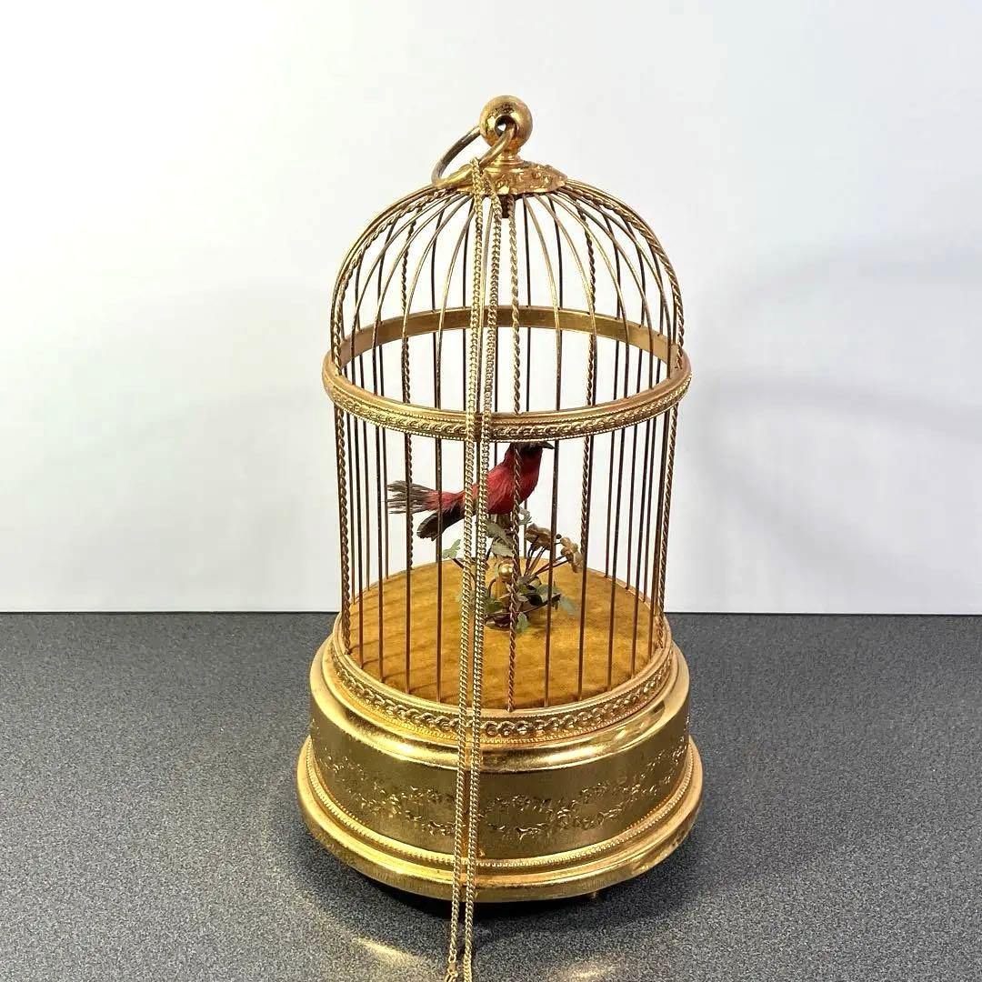 最高級】REUGE シンギングバード 鳥籠オルゴール 動作品