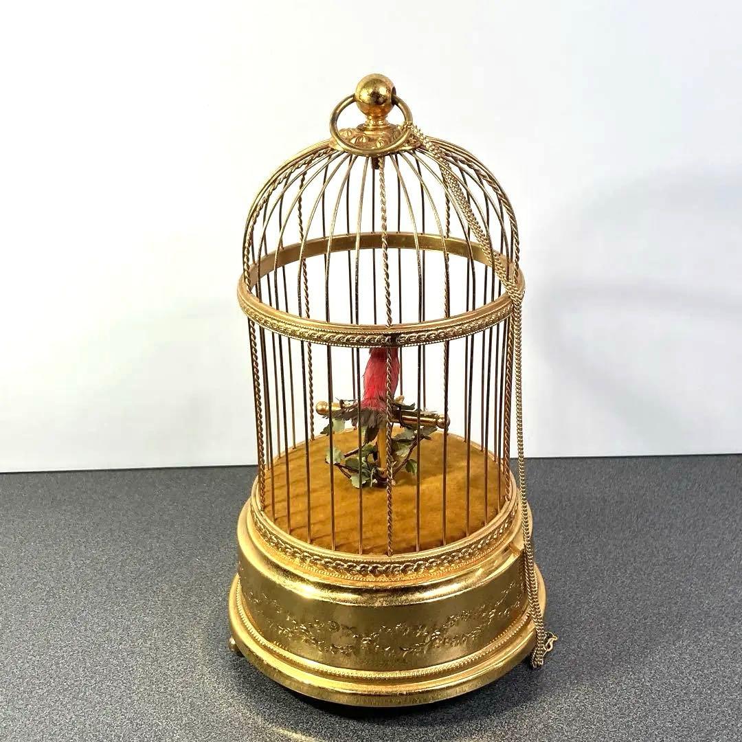 最高級】REUGE シンギングバード 鳥籠オルゴール 動作品