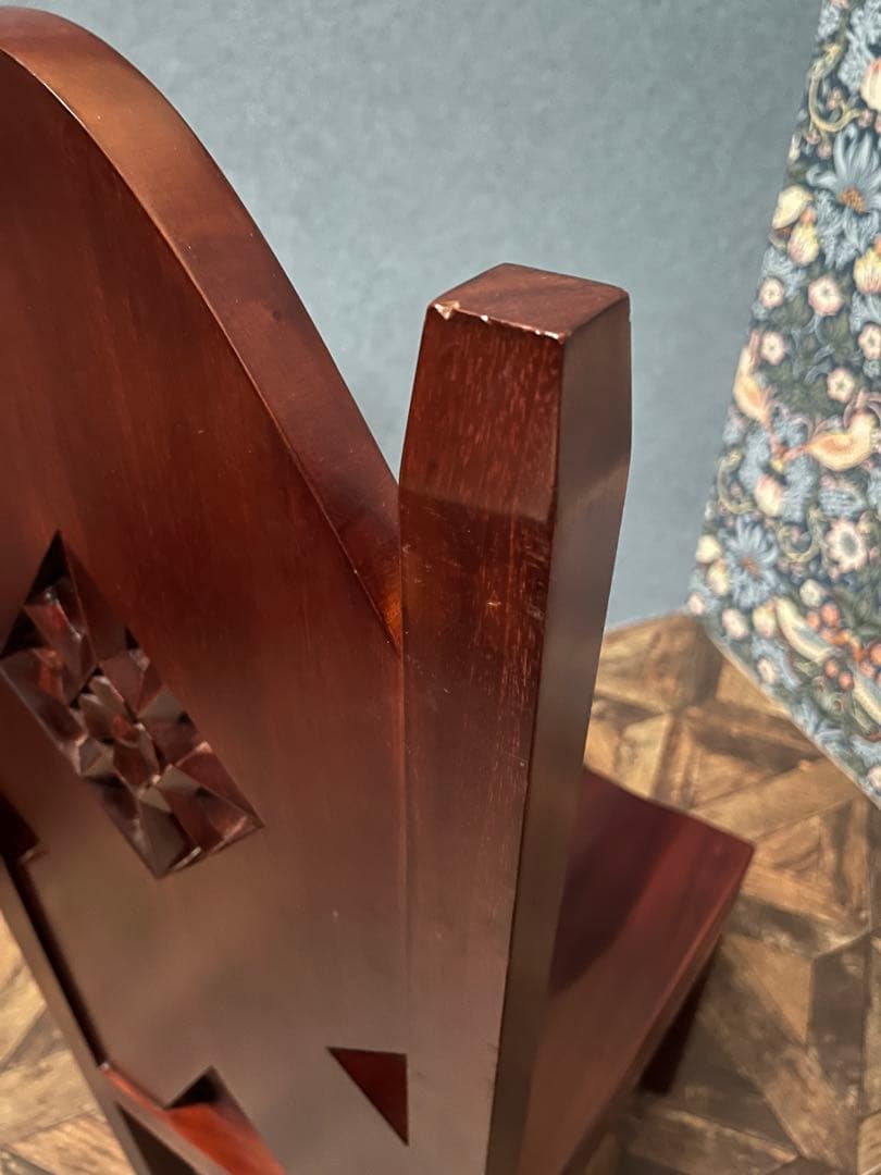 木製 椅子 ② アンティークチェア インテリア クラシック 木彫