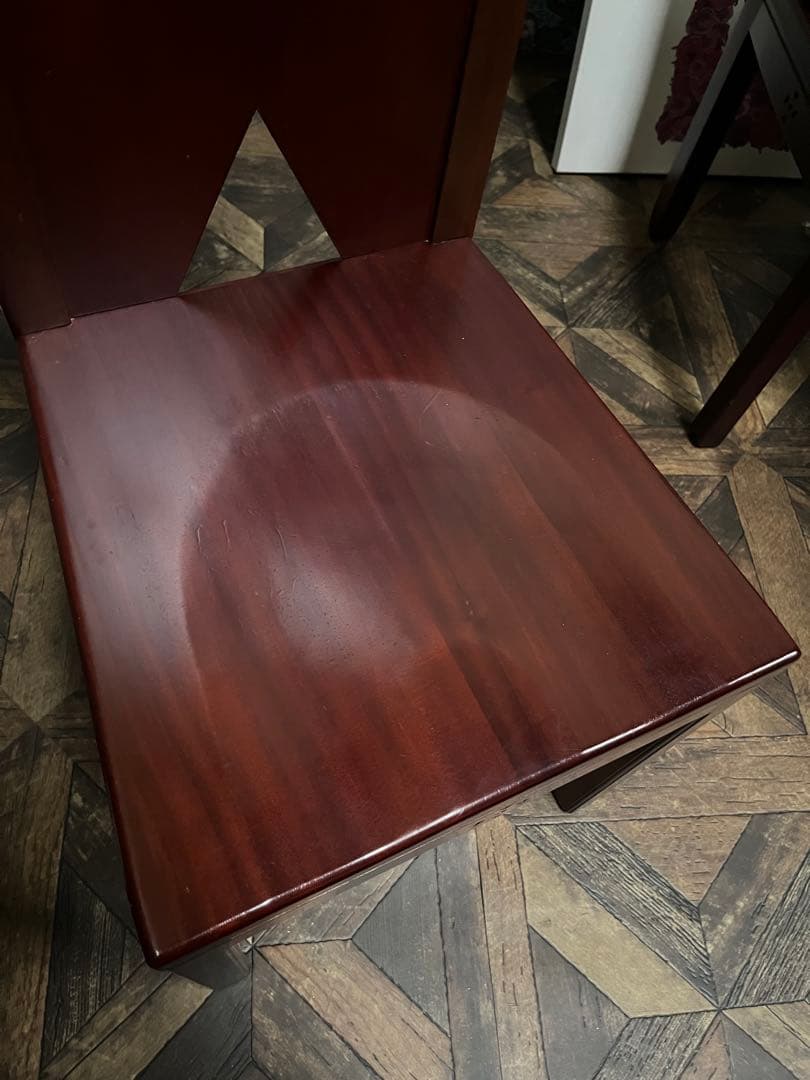 木製 椅子 ② アンティークチェア インテリア クラシック 木彫