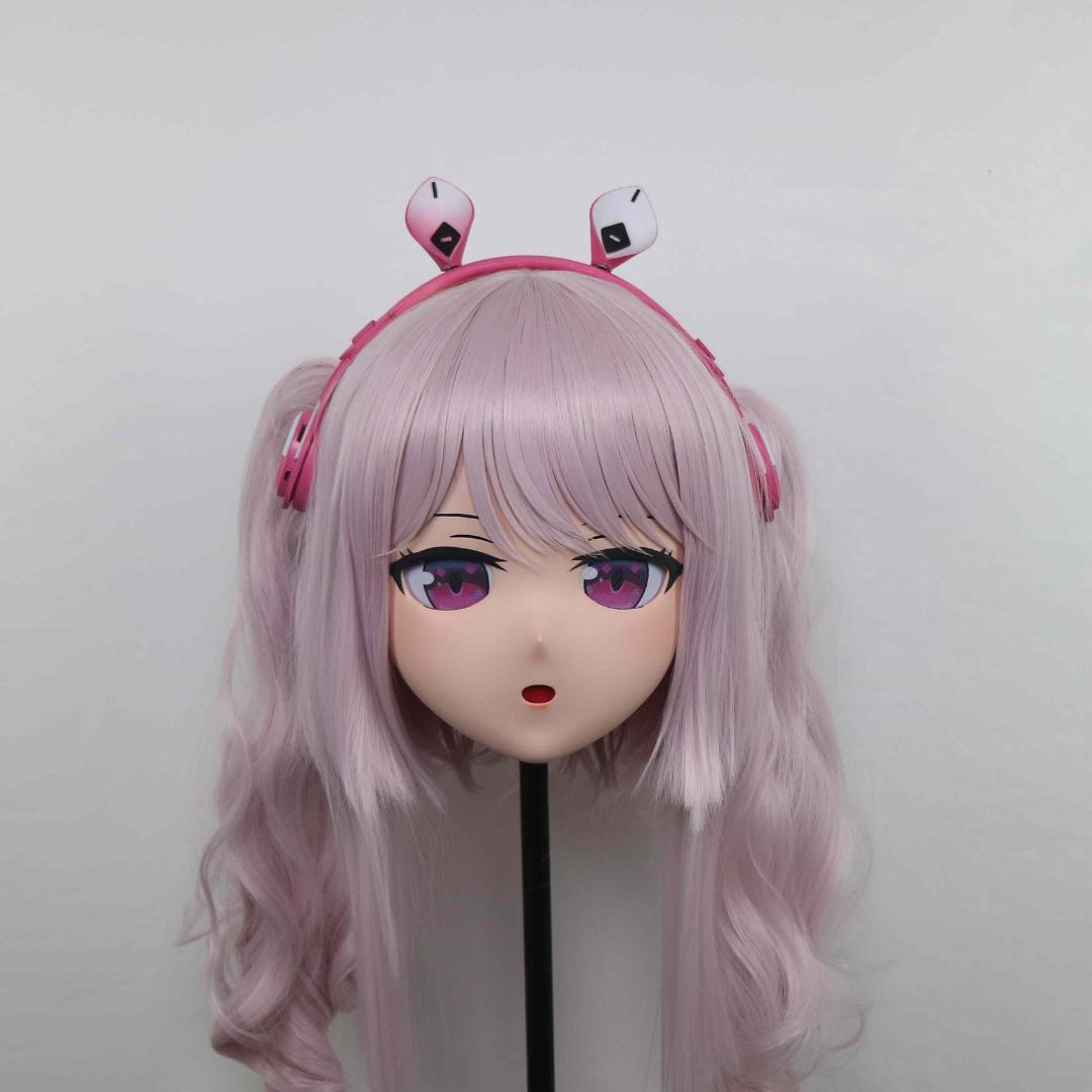 勝利の女神アリス 全頭面鍵付き 着ぐるみ マスク コスプレ