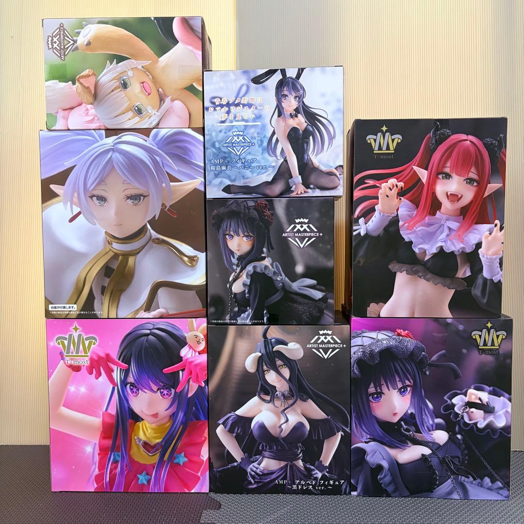 AMP+ T-most フィギュア　8体セット　着せ恋　推しの子　オバロ　青ブタ
