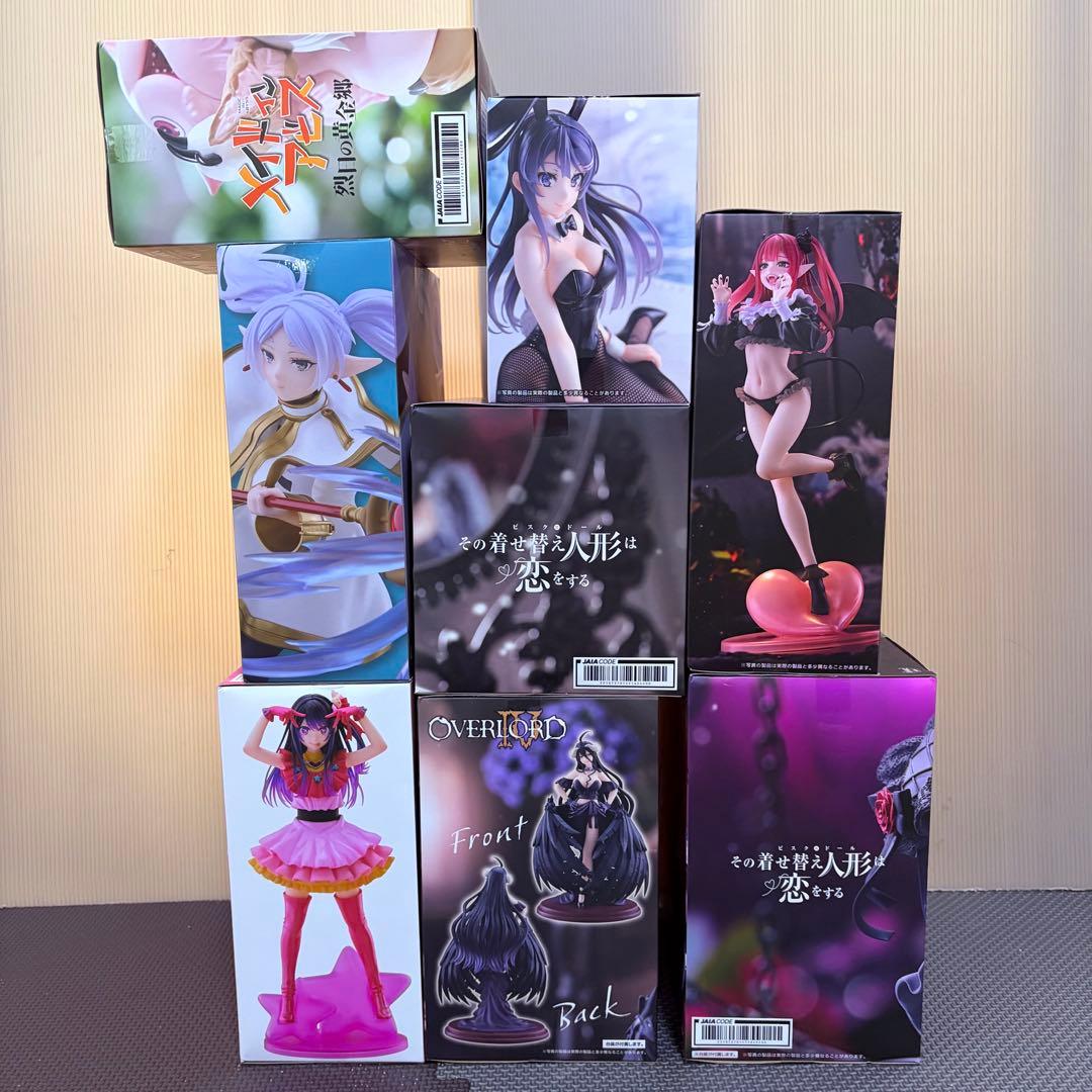 AMP+ T-most フィギュア　8体セット　着せ恋　推しの子　オバロ　青ブタ