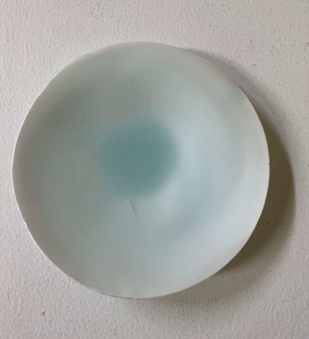加藤委作品　青白磁皿３枚組