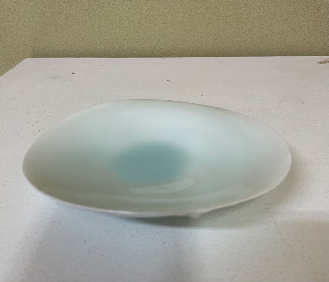 加藤委作品　青白磁皿３枚組