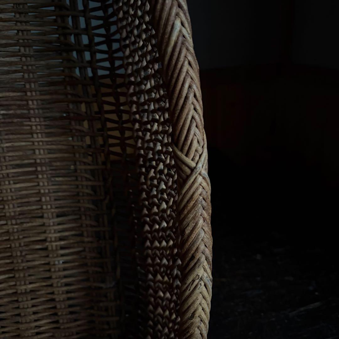 《あけび蔓編み平籠》秋田県産