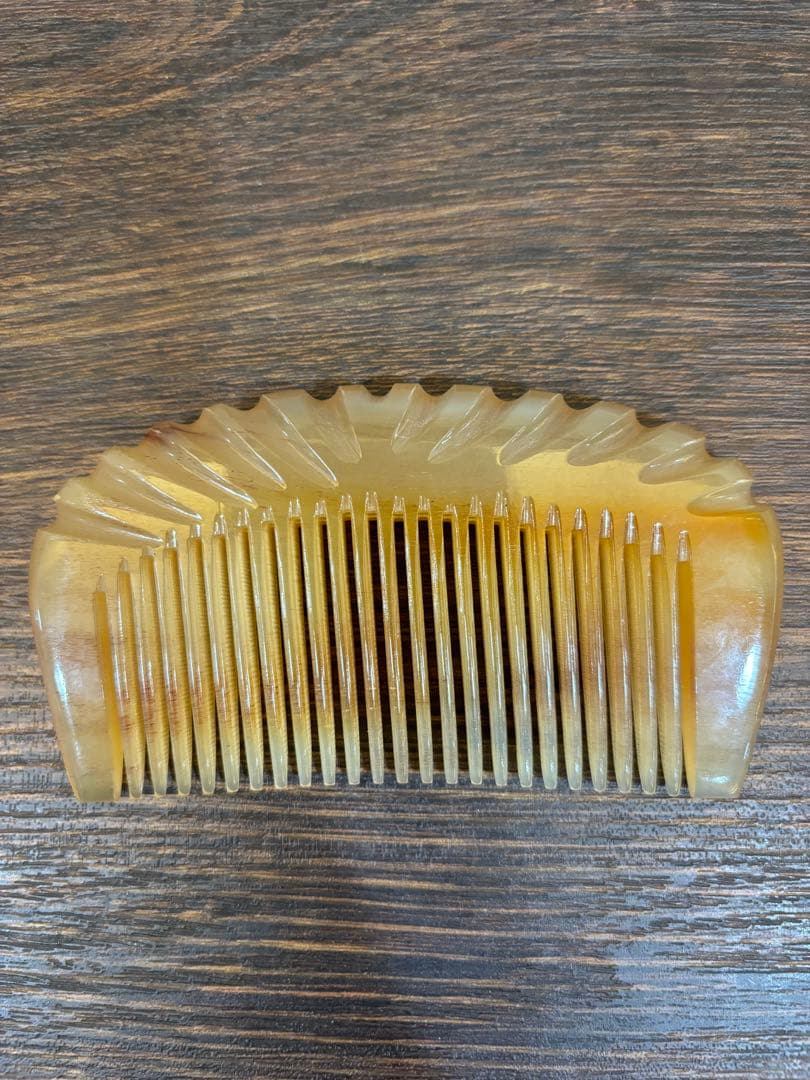 シープホーンコームポケットタイプ　牛角　天然角　ナチュラルホーンコーム