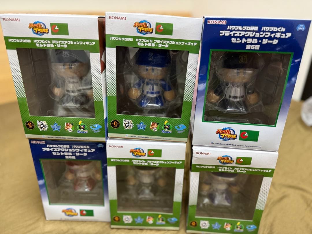 KONAMI パワプロくん プチアクリルフィギュア セリーグ全6体セット