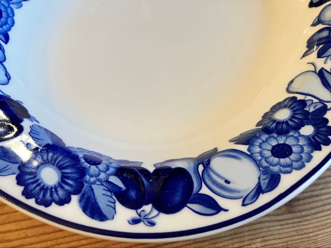 ロイヤルコペンハーゲン ゴールデンサマー ブルー 23オーバルディッシュ×3