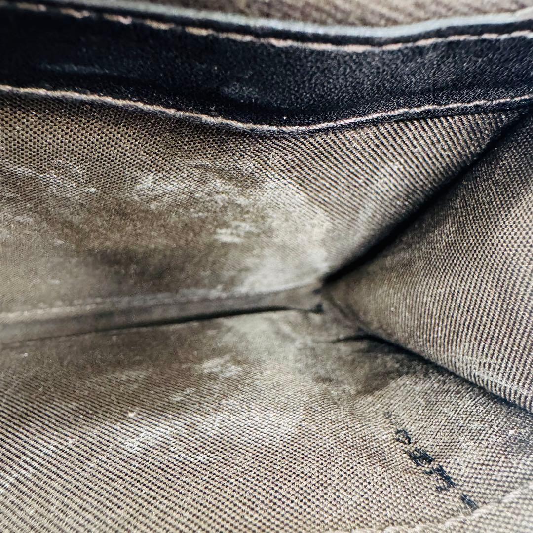 ✨FENDI✨フェンディ✨ズッカ柄✨ブラウン✨シルバー金具✨長財布✨