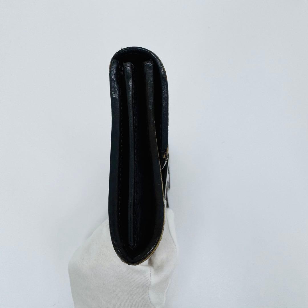 ✨FENDI✨フェンディ✨ズッカ柄✨ブラウン✨シルバー金具✨長財布✨