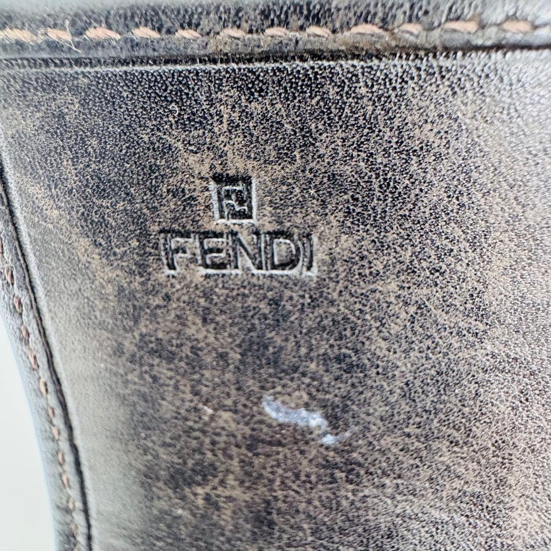 ✨FENDI✨フェンディ✨ズッカ柄✨ブラウン✨シルバー金具✨長財布✨