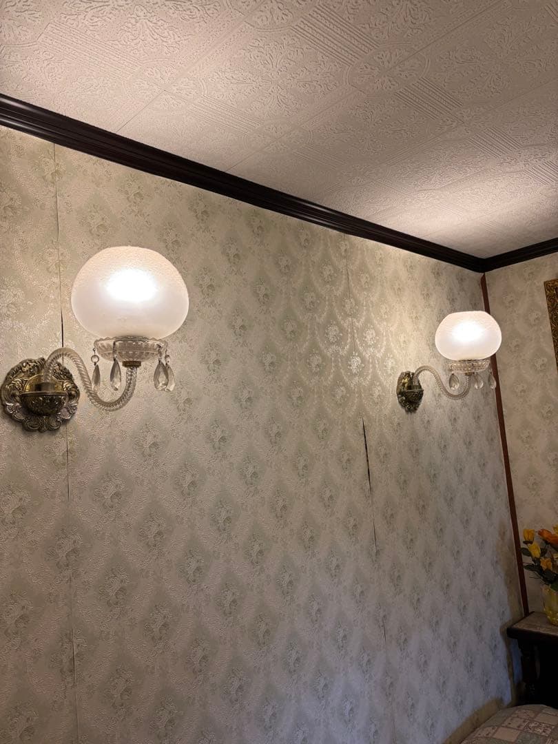 シャンデリアとウォールランプセット